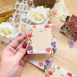 نوت پد طرح گل گلی